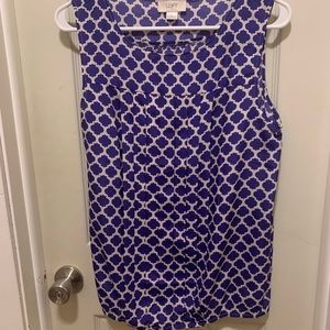 Loft Periwinkle/ Beige designs size /M